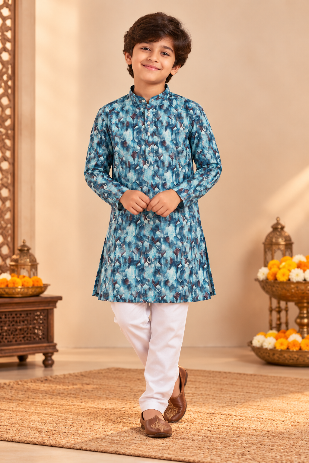Neelkanth Blue Kurta Set
