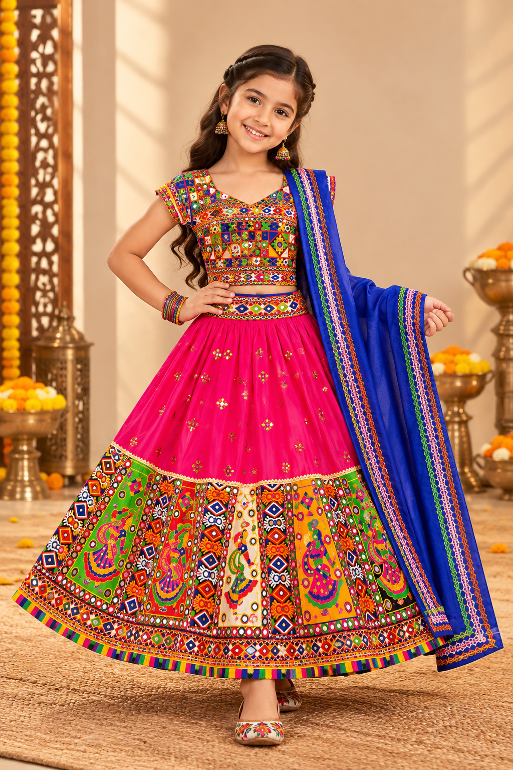 Noor Multicolour Lehenga Set