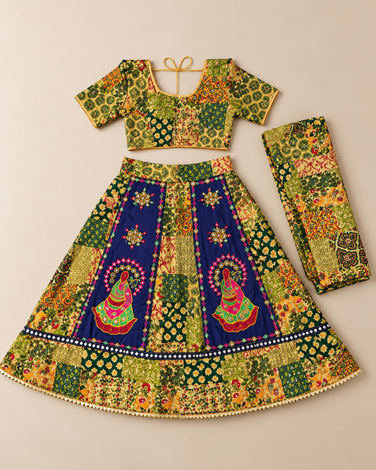 Mayura Green Lehenga Set